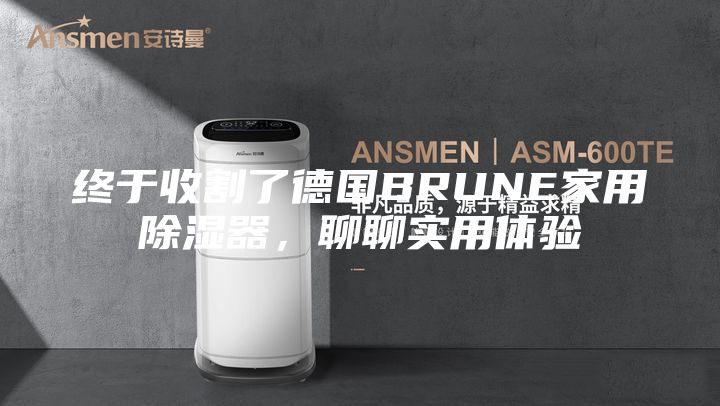 終于收割了德國BRUNE家用除濕器,聊聊實(shí)用體驗(yàn)